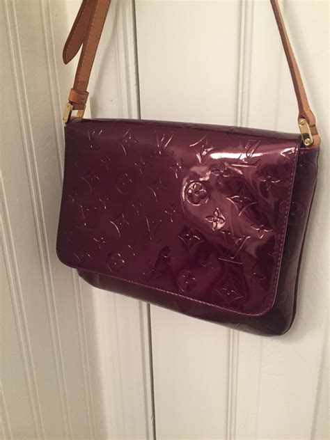 louis vuitton vernis bag dye